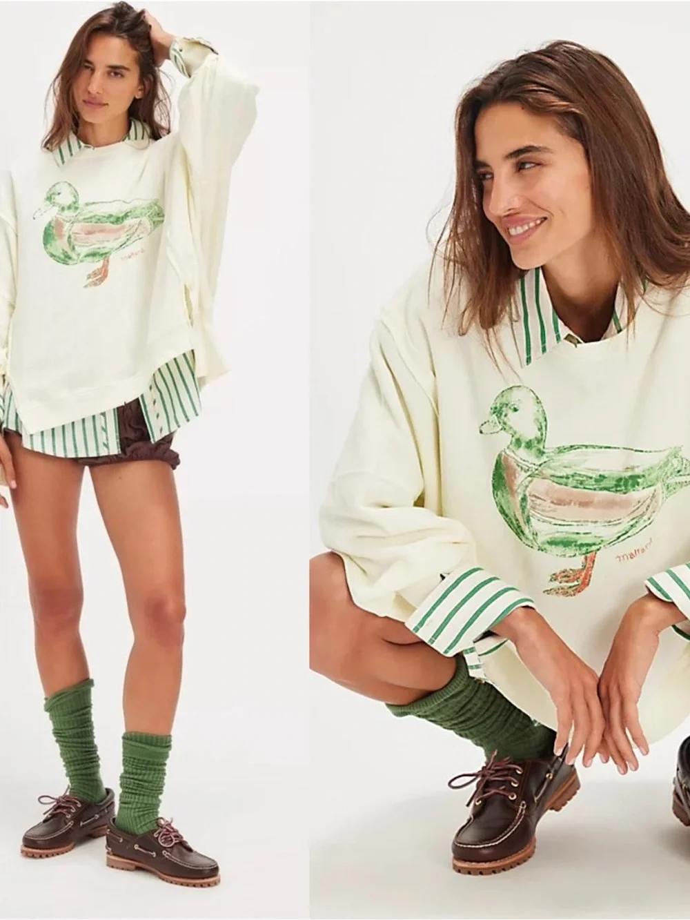 NWT- We The Free Graphic Camden Pullover
